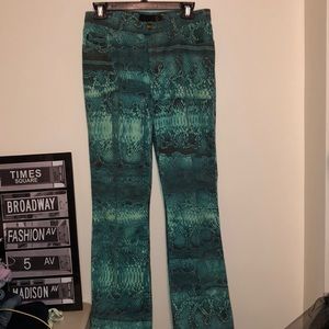 Just Cavalli- colorful jeans with gold shimmer
